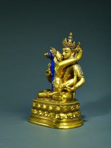Rossi &amp; Rossi has participated in the fair every year since its inception in 2006. And the exhibitor keeps surprising us every year. This bronze sculpture of Vajrasattva Shakti from the School of Zanabazar in Mongolia, dating from the late 17th to early 18th century, is one of the masterpieces of Rossi &amp; Rossi’s exhibition at Fine Art Asia 2016. Usually Vajrasattva was depicted as a single figure, making this image rare. Zanabazar (1635-1723) was a highly significant Asian artist who distinguished himself in a range of disciplines, similar to the great Renaissance masters Leonardo da Vinci and Michelangelo.