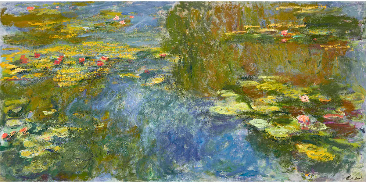 Claude Monet (1840-1926), L'étang aux nymphéas, 1917-19 circa, olio. Foto © Christie's