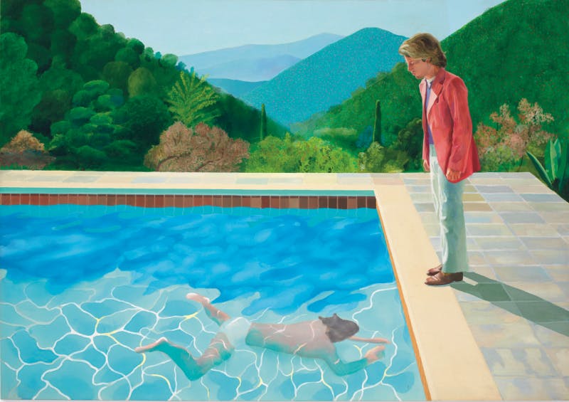 Portrait of an Artist (Pool with two Figures). Foto: Christie’s.