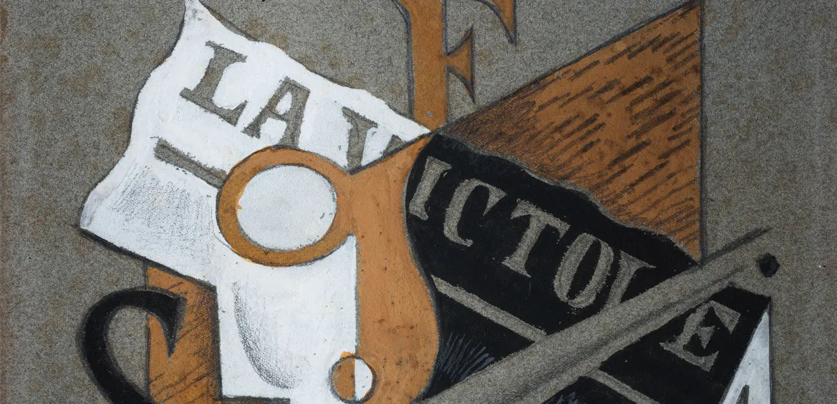 Juan Gris, Composizione, 1918, Gouache su carta, cm 24 x 31,5. Foto © Wannenes