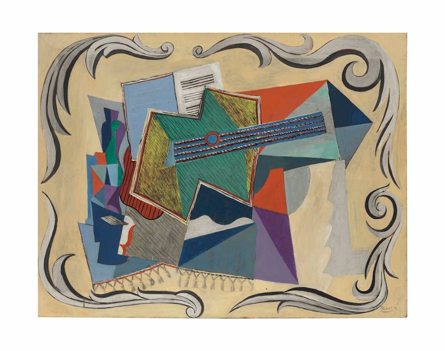 Pablo Picasso, ‘Guitar’, 1920, 89 x 116.3 cm. Photo: Christie’s