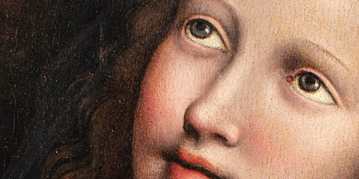 Giovanni Pietro Rizzoli or Giampietrino (active between 1495 and 1549) (Attributed to), ‘Marie-Madeleine repentante’ (Repentant Marie-Madeleine) (detail), oil on panel, image © Rossini