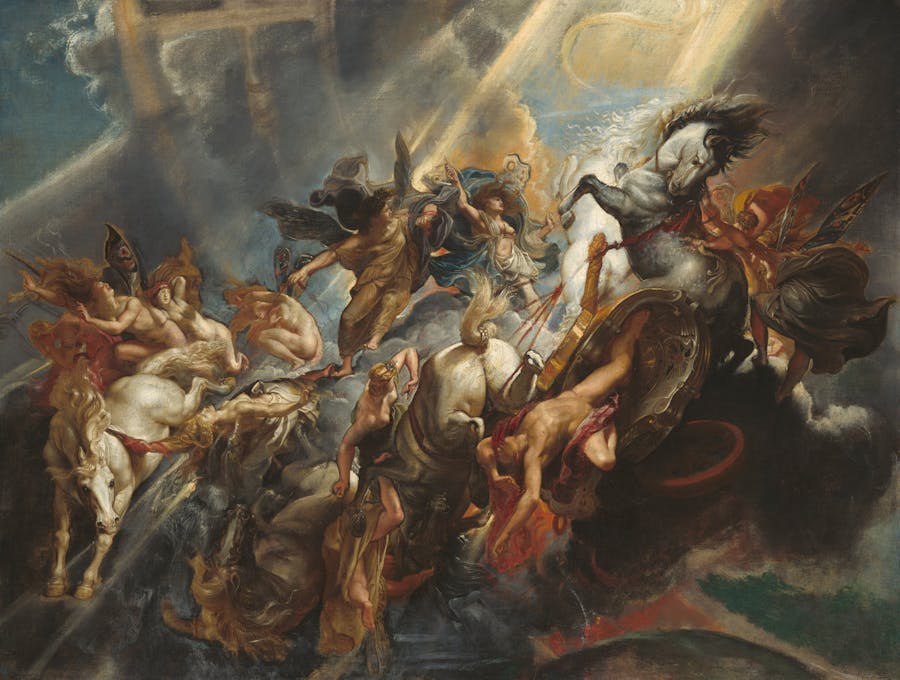 Peter Paul Rubens, The Fall of Phaeton. 1604-5, oil on canvas. Image: Patrons' Permanent Fund, National Gallery of Art
