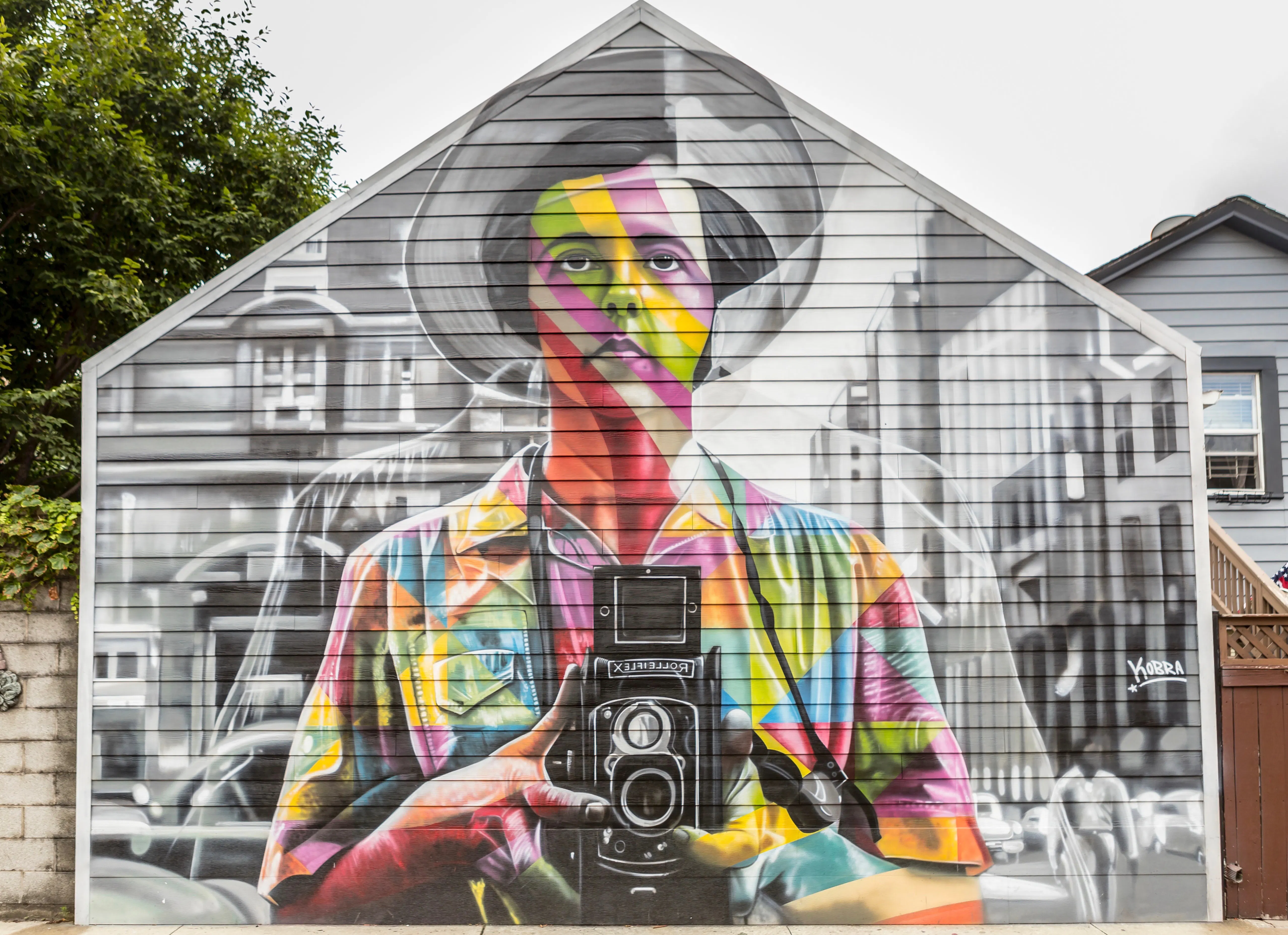 Vivian Maier mural in Chicago. Photo: Matthew T. Rader via Unsplash