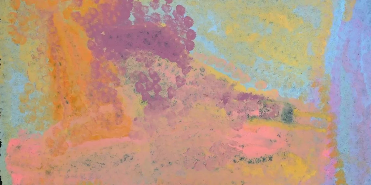 Emily Kane Kngwarreye, Anooralya, 1995. Foto © Cooee Art (dettaglio)