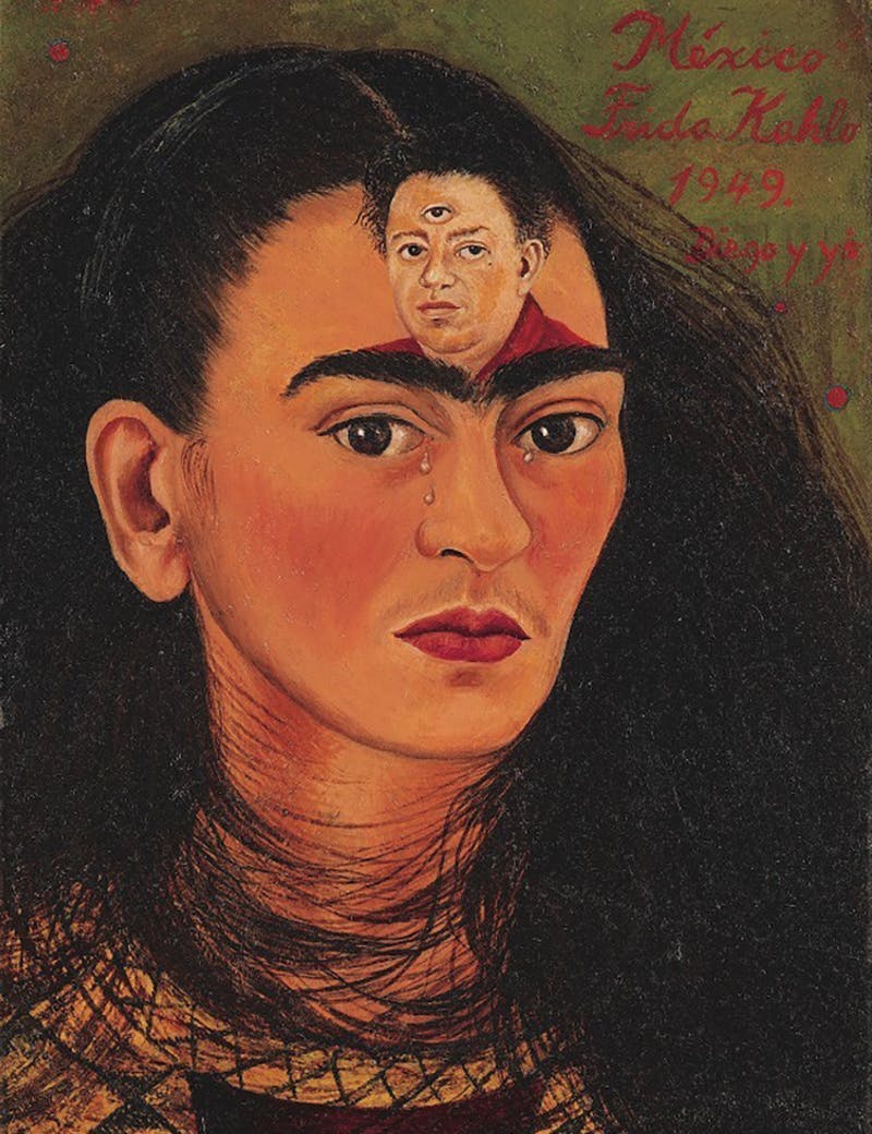Frida Kahlo, 'Diego y yo', 1949. Foto © Sotheby's
