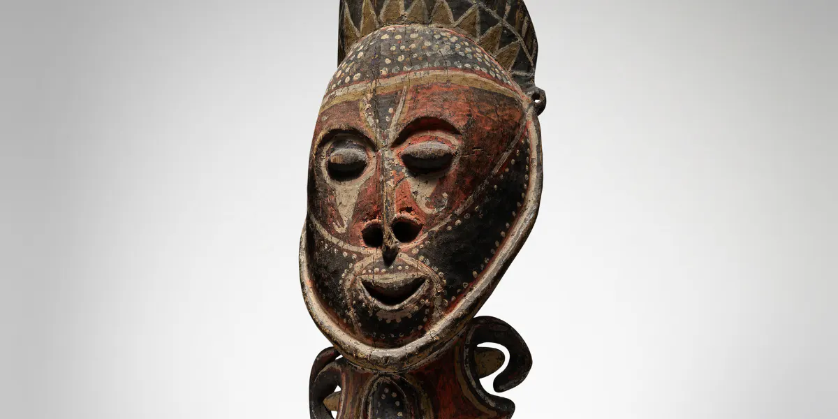 Figura di Abelam, Monti Prince Alexander, Provincia di East Sepik, Papua Nuova Guinea (Melanesia). Foto © Sotheby's (dettaglio)