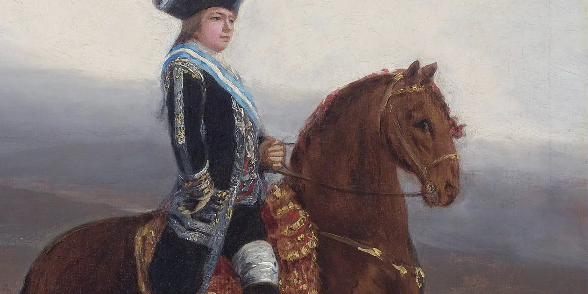 Francisco de Goya, Reiterporträt des Don Manuel Godoy, Herzog von Alcudia, 1794, Öl/Lwd. Foto © Sotheby's (Detail)