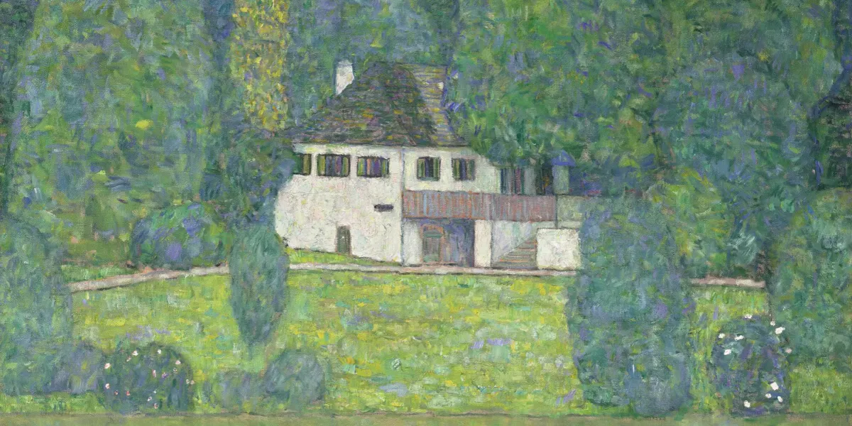 Gustav Klimt (1862-1918), Litzlbergkeller, 1915-16, Öl/Lwd., 110,5 x 110,5 cm. Schätzpreis: 60-80 Millionen US-Dollar. Foto © Christie's (Detail)