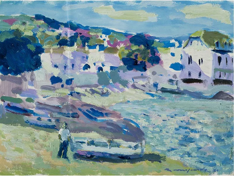 RAMÓN MOSCARDÓ FERNÁNDEZ (Barcelona, 1953). “Llané petit, Cadaqués”