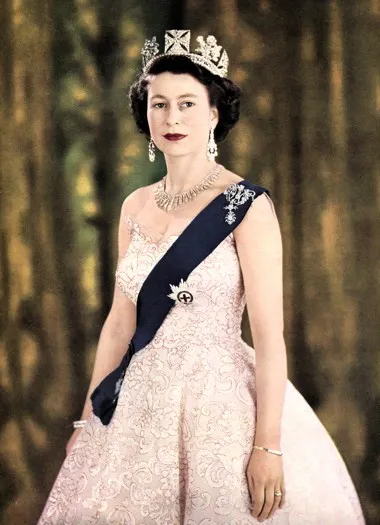 Queen Elizabeth wearing the Jaeger-LeCoultre Calibre 101 model, the smallest calibre watch ever made to this day