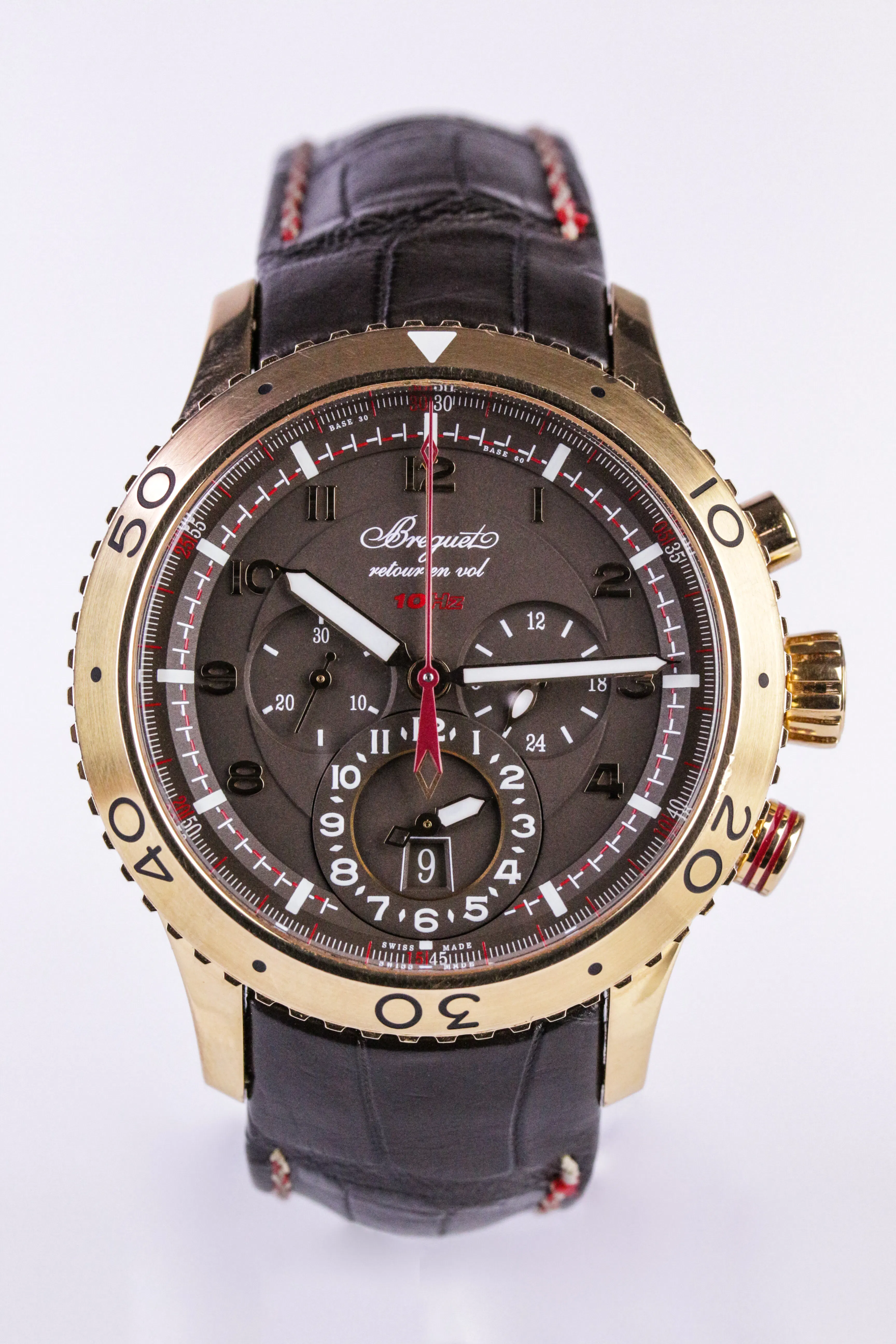 Breguet Type XXII Flyback Chronograph Watch. Photo: John Pye Auctions