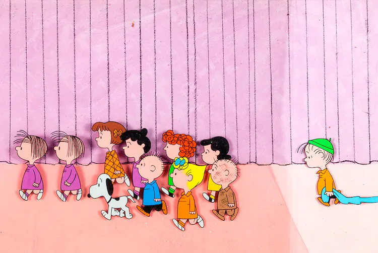 Animation från "Snobben och Karl firar jul". Lot: 95008. Utrop: 305.000 SEK.