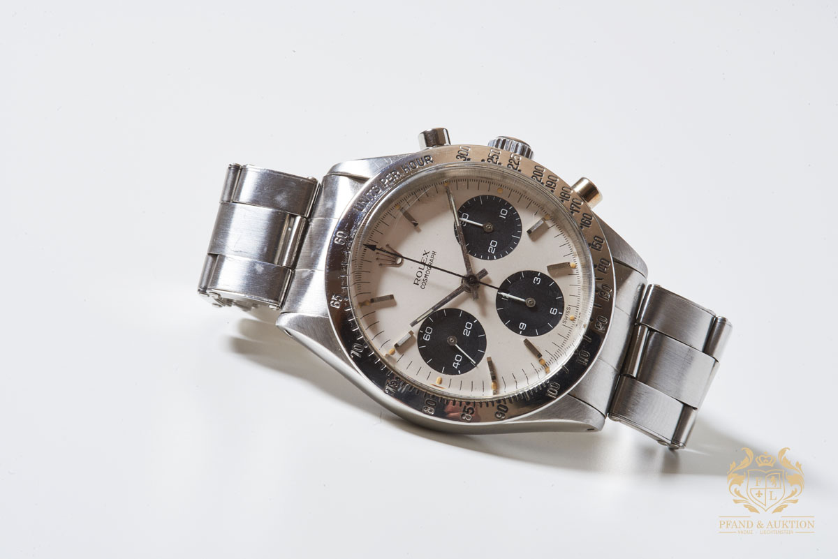 Rolex Daytona Vintage Chronograph Double Swiss Panda, Edelstahl, 1962