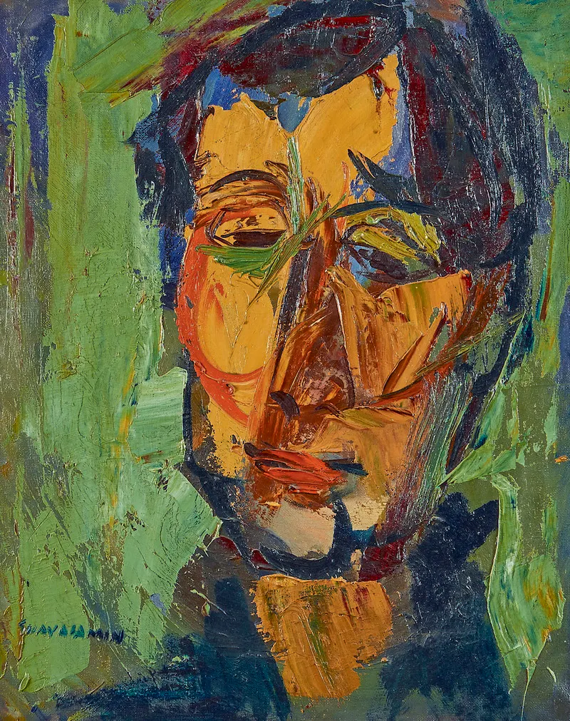 OSWALDO GUAYASAMIN. Retrato