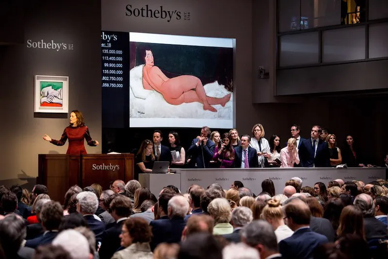 Record-breaking nude by Modigliani at Sotheby’s