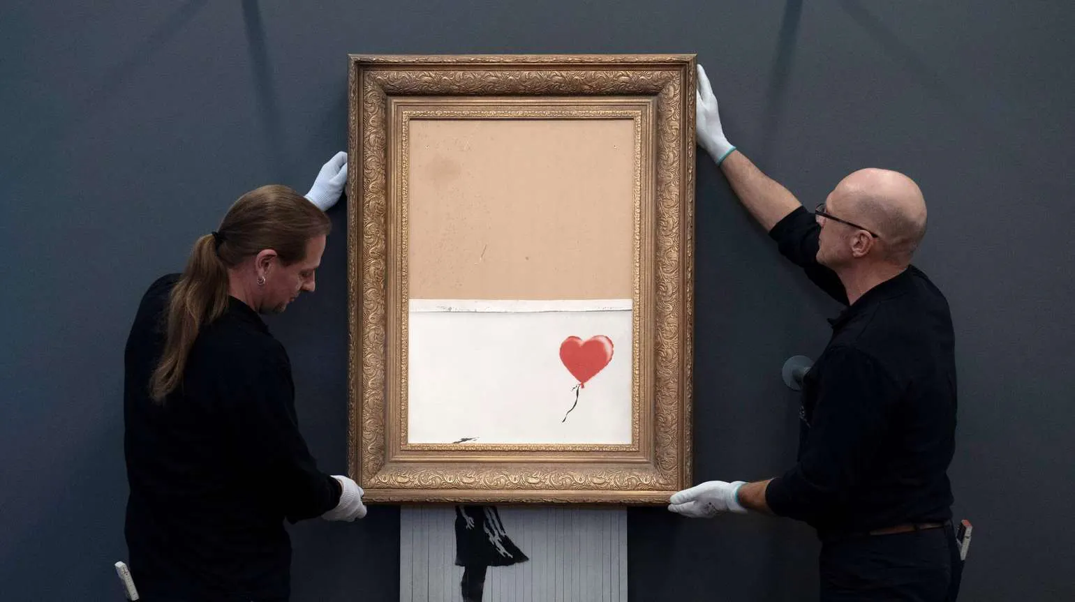 See the Famous Shredded Banksy Now
