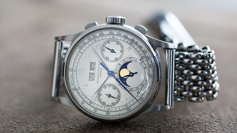 Patek Philippe, Ref. 1518 Stainless Steel. Bild: Phillips