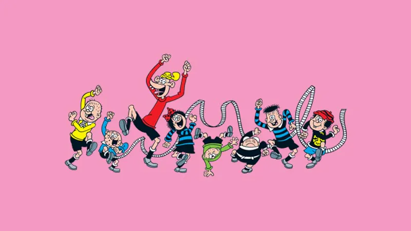 Characters from the world of Beano