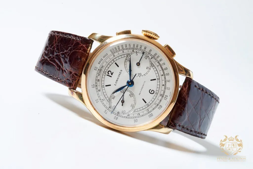 LONGINES - Vintage Chronograph, Gold, 1941