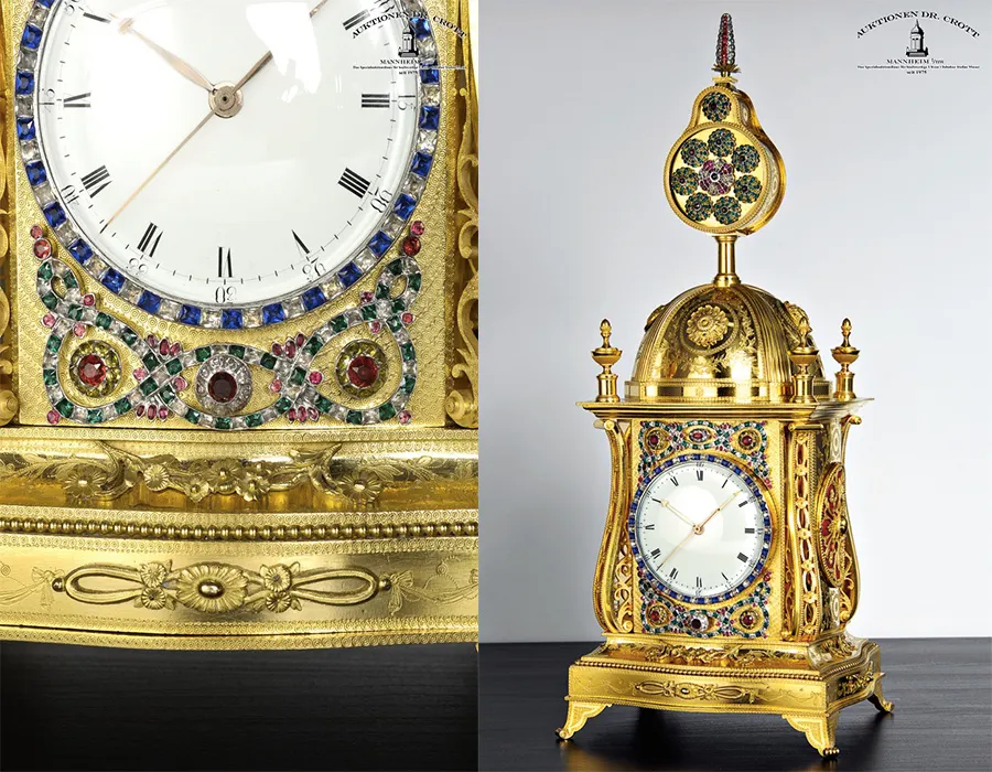 Uhr mit Musikautomat, John Mottram für den Kaiserhof von China, ca. 1790