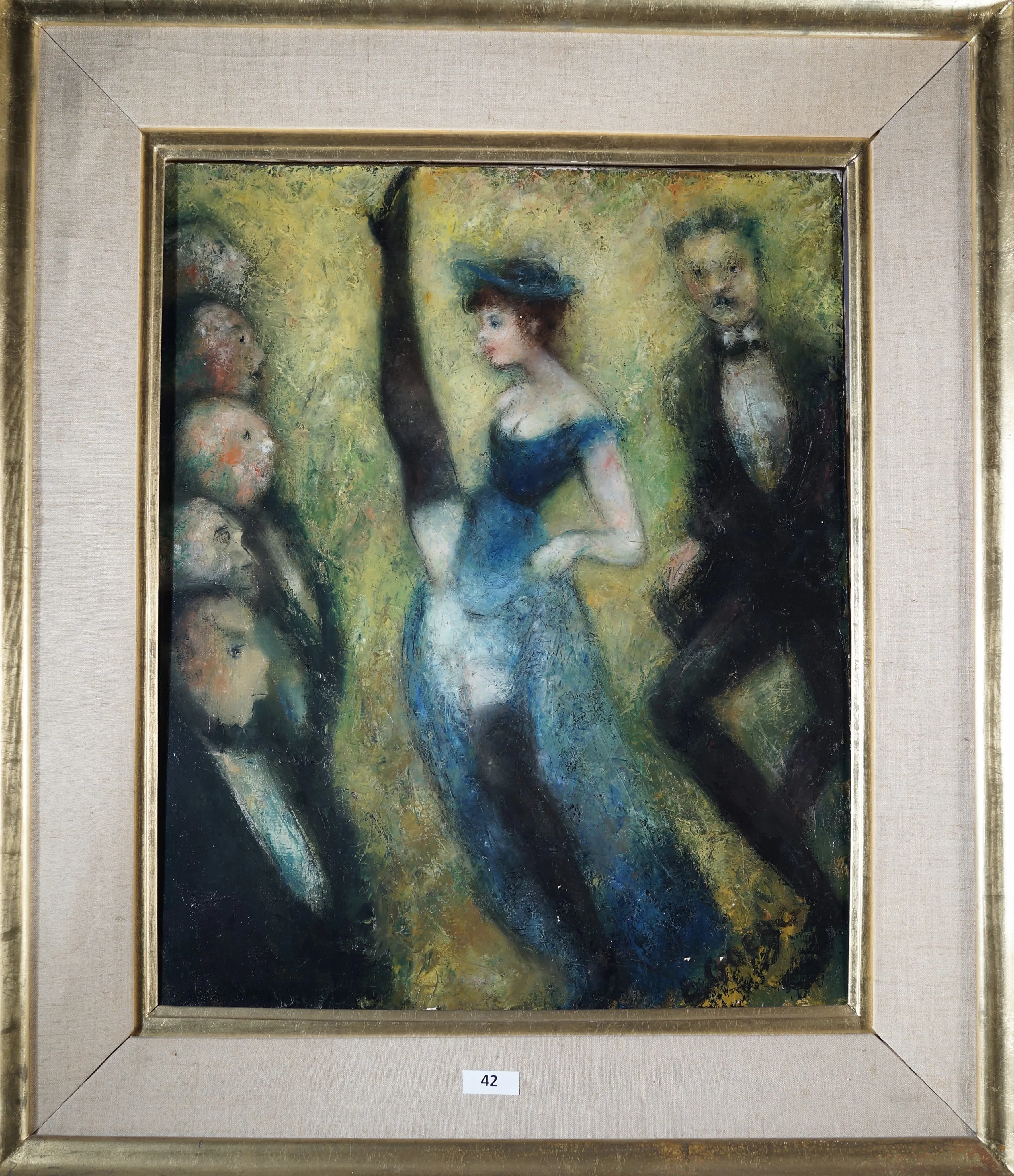 EDOUARD-JOSEPH GOERG (1893-1969) - La French-Cancan, Öl/Lwd., signiert und datiert, 1952