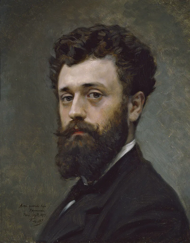 Raimundo de Madrazo painted by his father Federico de Madrazo, 1875