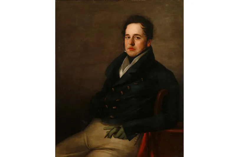 VICENTE LÓPEZ PORTAÑA. “Retrato de caballero” (h. 1800)