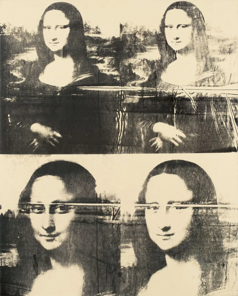 ANDY WARHOL (Pittsburgh 1928 - 1987 New York) - Mona Lisa (Four Times), Silkscreen ink / Lwd., Circa 1979 ANDY WARHOL (Pittsburgh 1928 - 1987 New York) , cira 1979