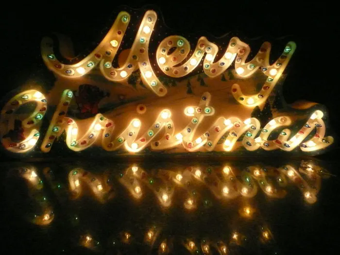 Luces de Navidad: Merry Christmas