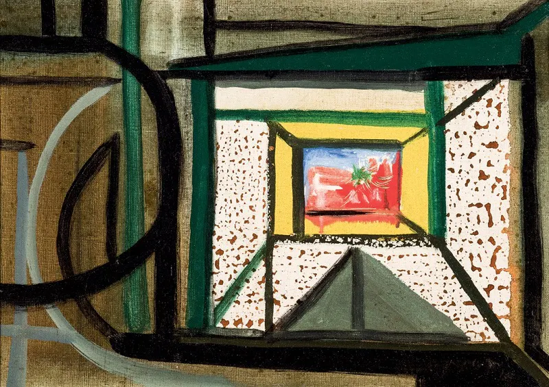 Lote 195: ÓSCAR DOMÍNGUEZ. Composición. Precio de salida: 10.000 €