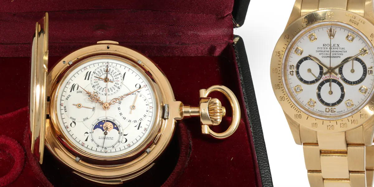Cortrie will auction rare watches in Hamburg on 12 April. Photos © Cortrie (details)