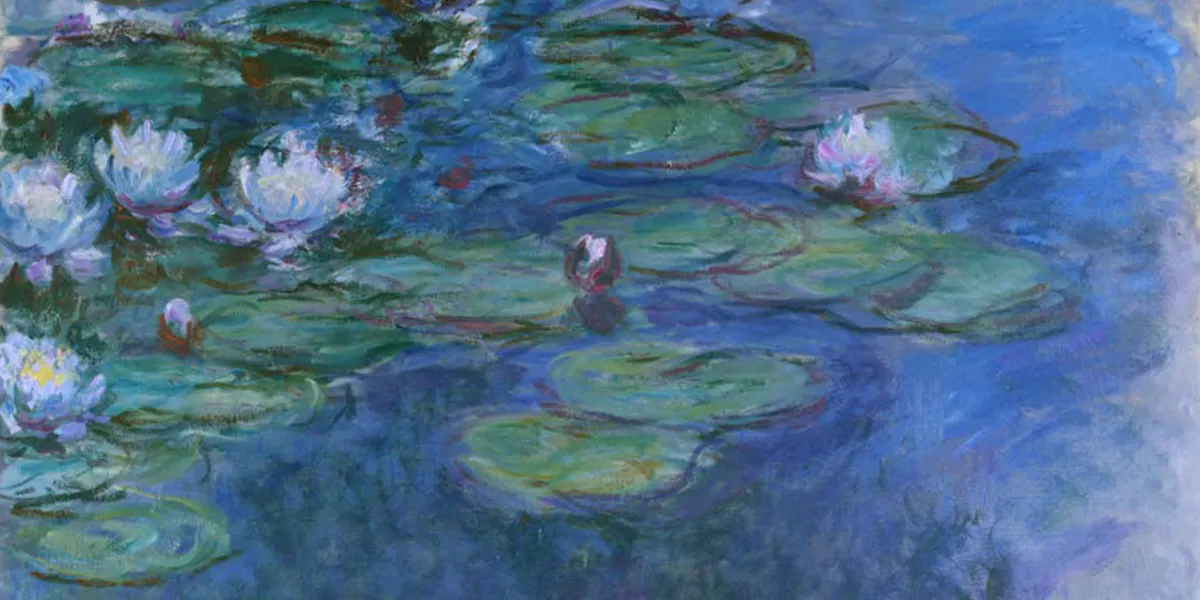 Claude Monet (1840-1926), Nymphéas, ca. 1914-17, timbro della firma, olio su tela, 175 x 135,4 cm. Foto © Sotheby’s