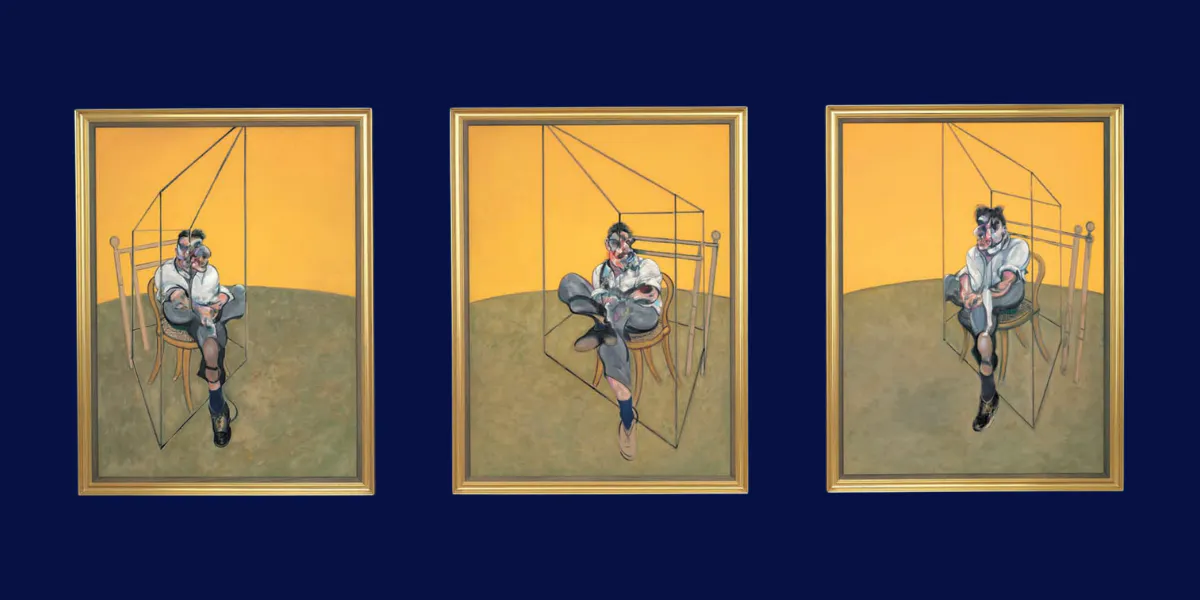 Francis Bacon (1909-1992), Three Studies of Lucian Freud, painted in 1969. Sold at Christie’s auction in November 2013 for USD 142,405,000. Photo © Christie’s.
