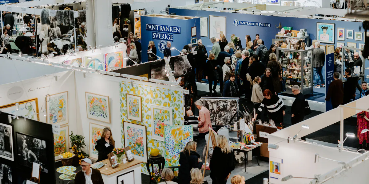 Antikmässan arrangeras 6-9 mars 2025 på Stockholmsmässan i Älvsjö. Foto © Angelica Liljenroth