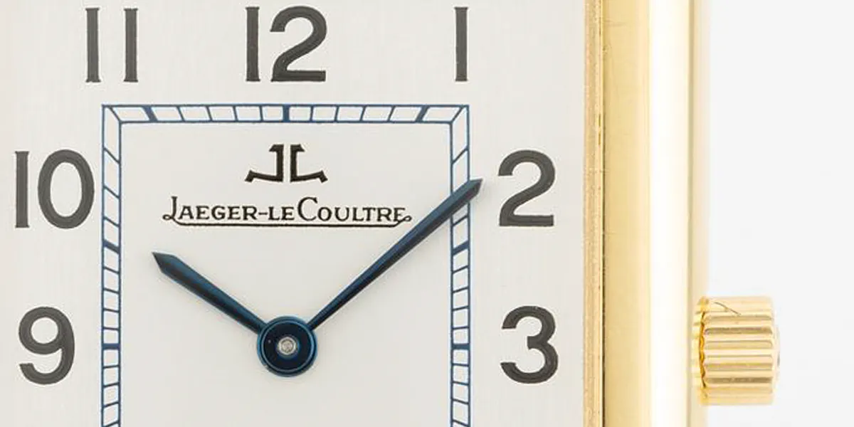 Jaeger-LeCoultre Reverso Classique in yellow gold, Ref. Q2501420, ca. 2000. Photo © Bukowskis (detail)
