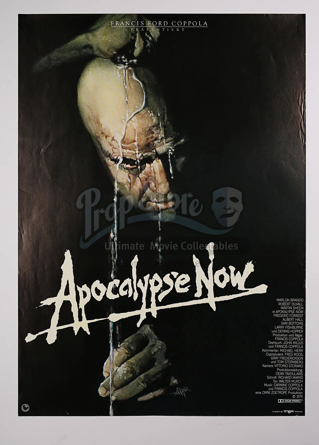 Apocalypse Now (1979) poster by Bob Peak. Image: Prop Store