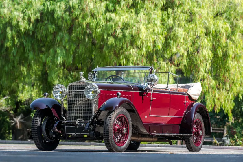 1926 Hispano-Suiza H6B Cabriolet Sport DoublePhaëton par Million-Guiet. Photo: Artcurial