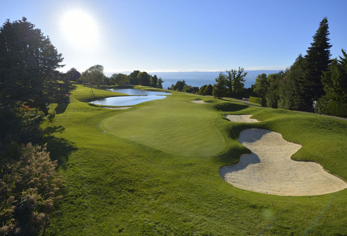 Golfspielen in Evian