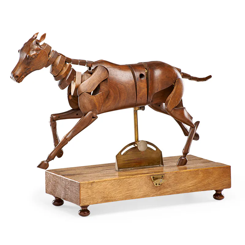 Articulated Horse, France, 19th century. Photo: Rago