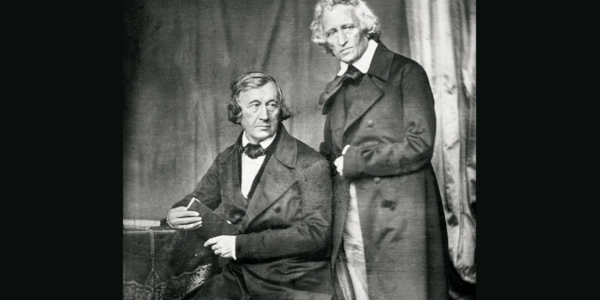 William Grimm e Jacob Grimm, 1847. Foto di pubblico dominio (dettaglio)