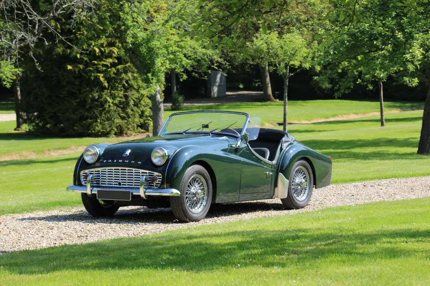 1959 Triumph TR3A. Photo: Artcurial