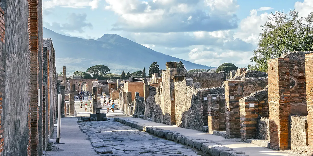 Street in Pompeii. Photo by DUOTONE (detail)