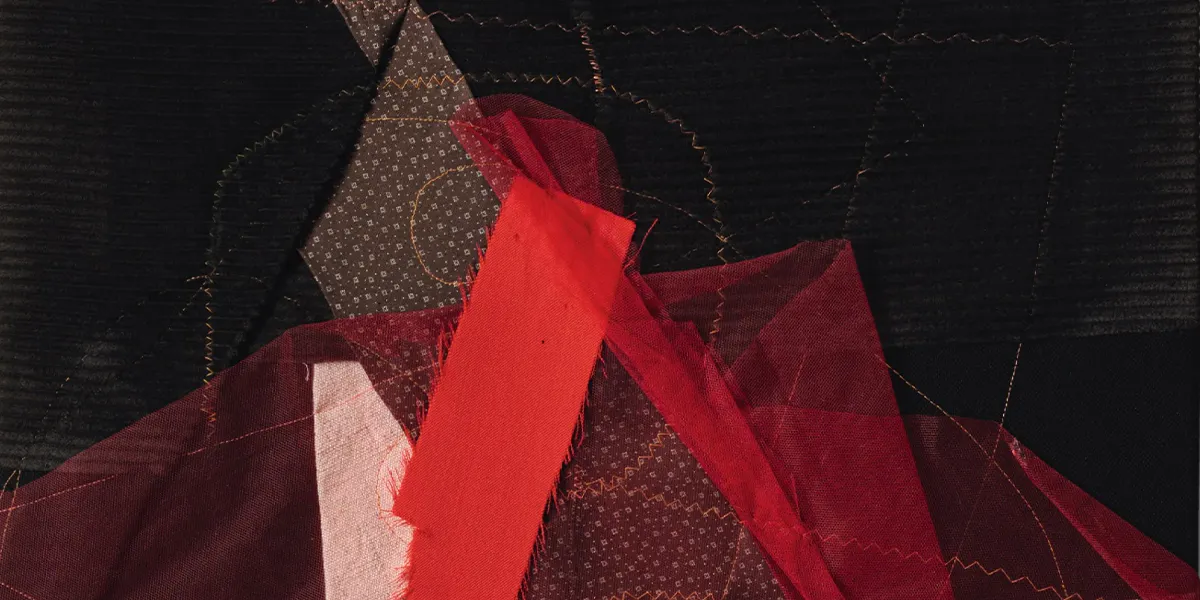 Maria Lai, Tela del fuoco n. 3, 1976. Foto © Sotheby's (dettaglio)