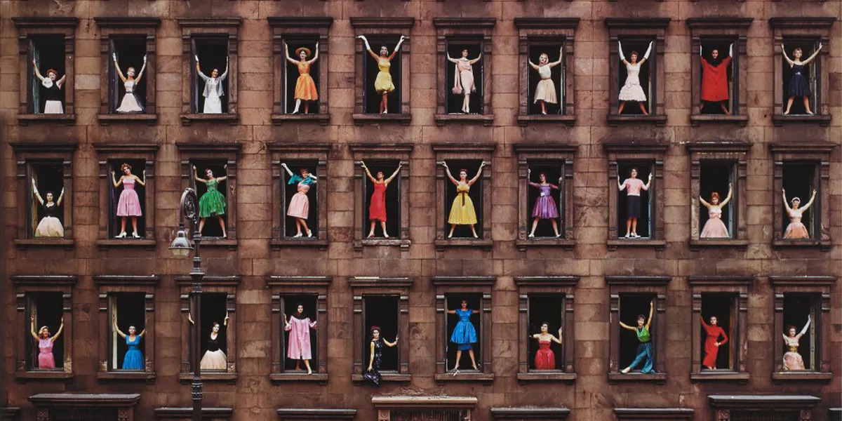 Ormond Gigli, Girls in the Windows, 1960. Foto © Sotheby (dettaglio)'s
