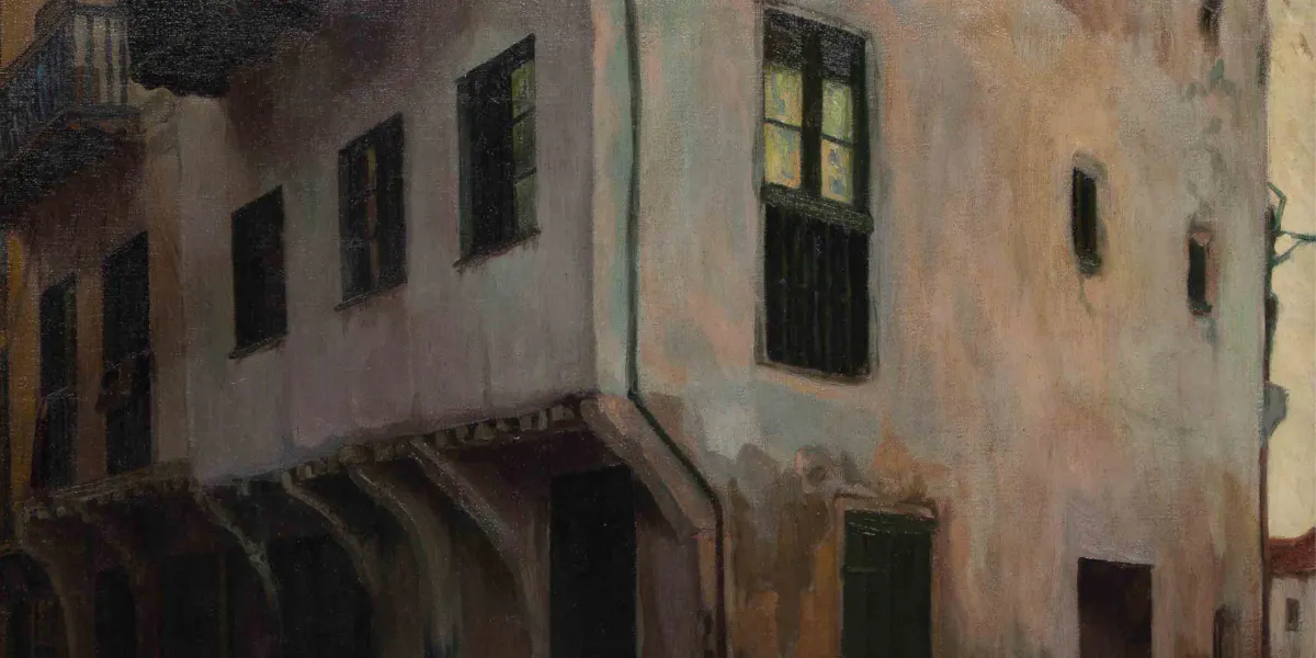 Diego Rivera's 'La Casona De Vizcaya' will be auctioned as part of Dallas Auction Gallery's "Great Estates" sale on September 24th. Photo © Dallas Auction Gallery