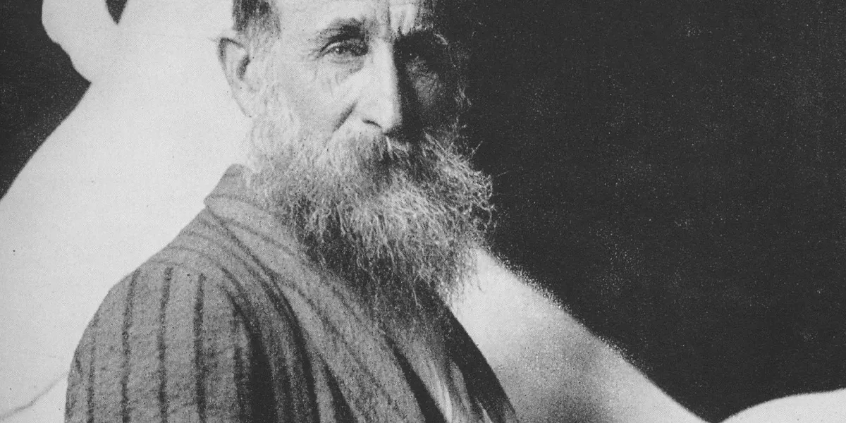 Alfred Kuhn (1885-1940), Aristide Maillol, 1925. Public domain photo (detail)