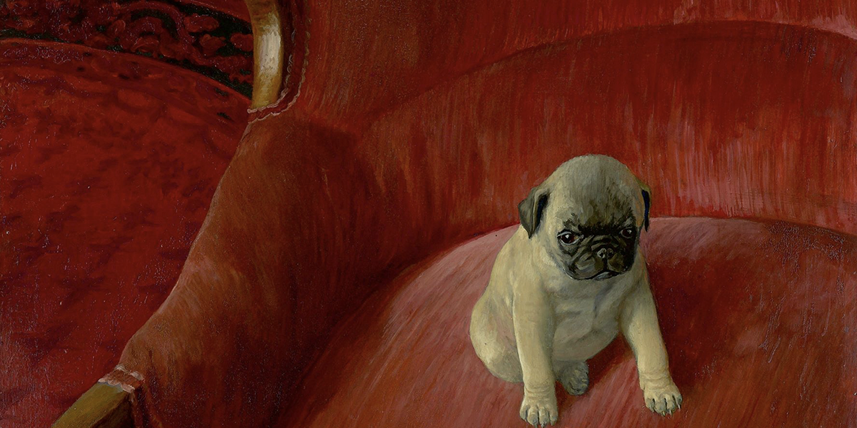 Thomas Theodor Heine, Siegfried, 1921, Öl/Holz, 70,5 x 57 cm. Foto gemeinfrei (Detail)