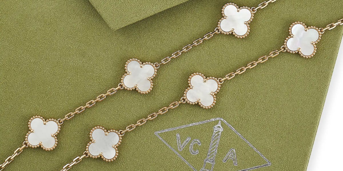 Van Cleef Pendant Cloverleaf Four Leaf Clover Van Cleef The