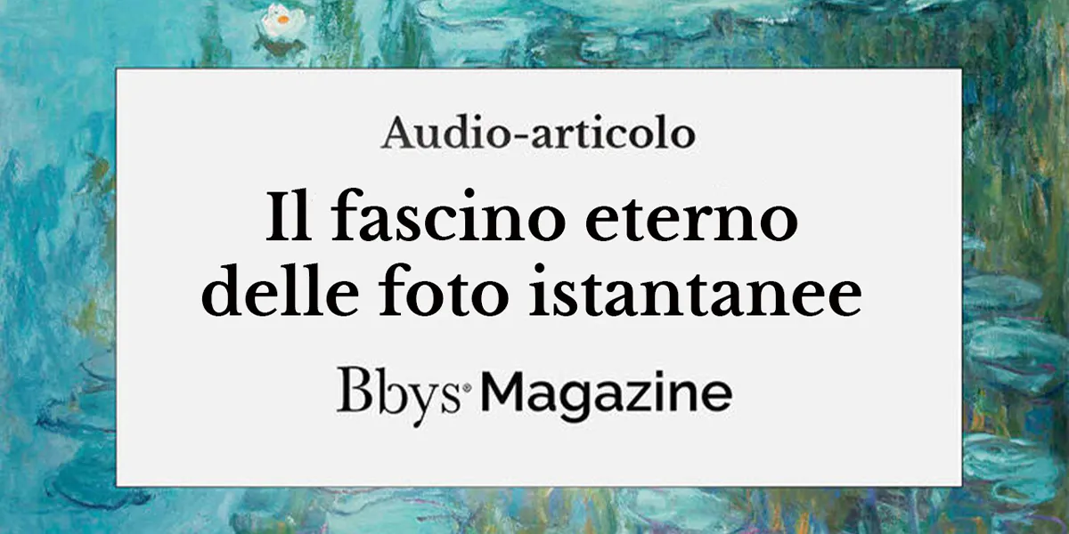Youtube Thumbnail dell'audioarticolo Il fascino eterno delle foto istantanee. Foto © Barnebys Group